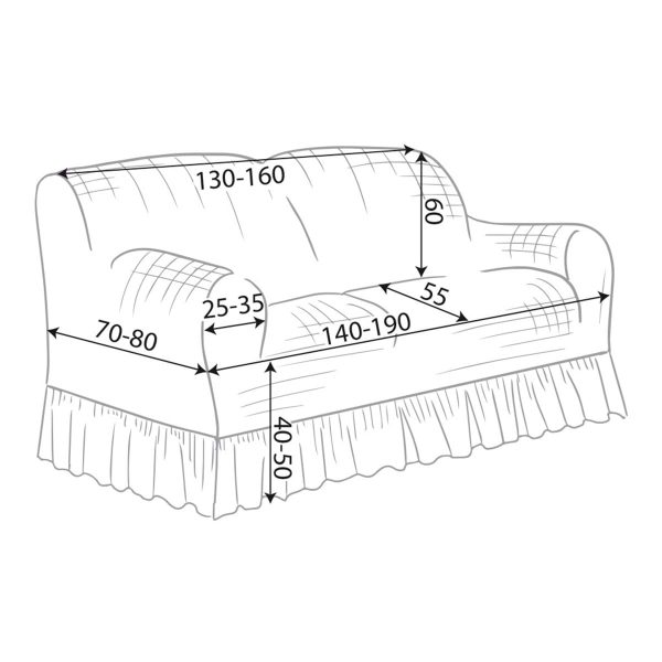 COPRIDIVANO STRETCH 2 POSTI
