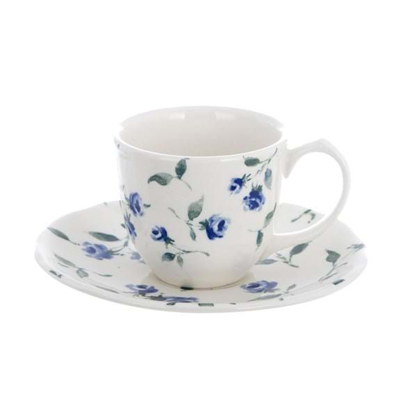 TAZZA CAFFE' FLORET FULL BLU