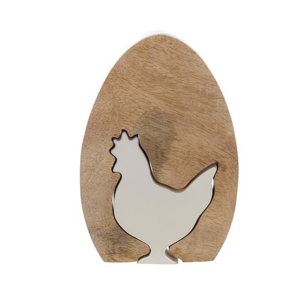 DECORO UOVO CON GALLINA