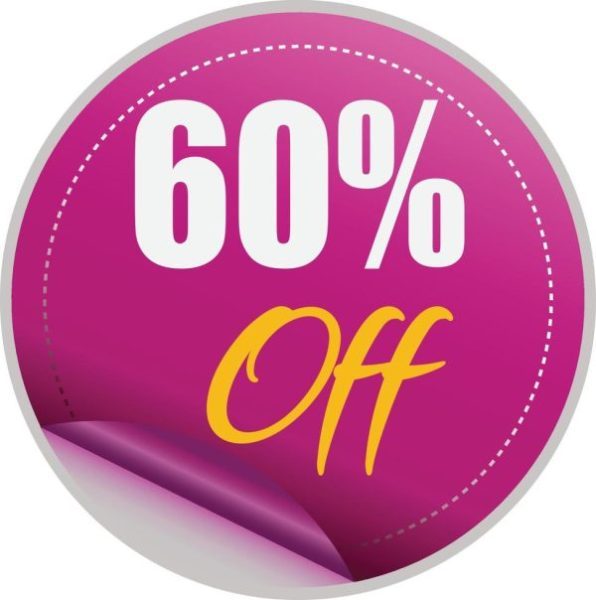 SCONTO DEL 60%